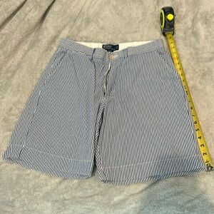 Polo Ralph Lauren Prospect Men’s Cotton Shorts - Blue Seersucker - Sz 32